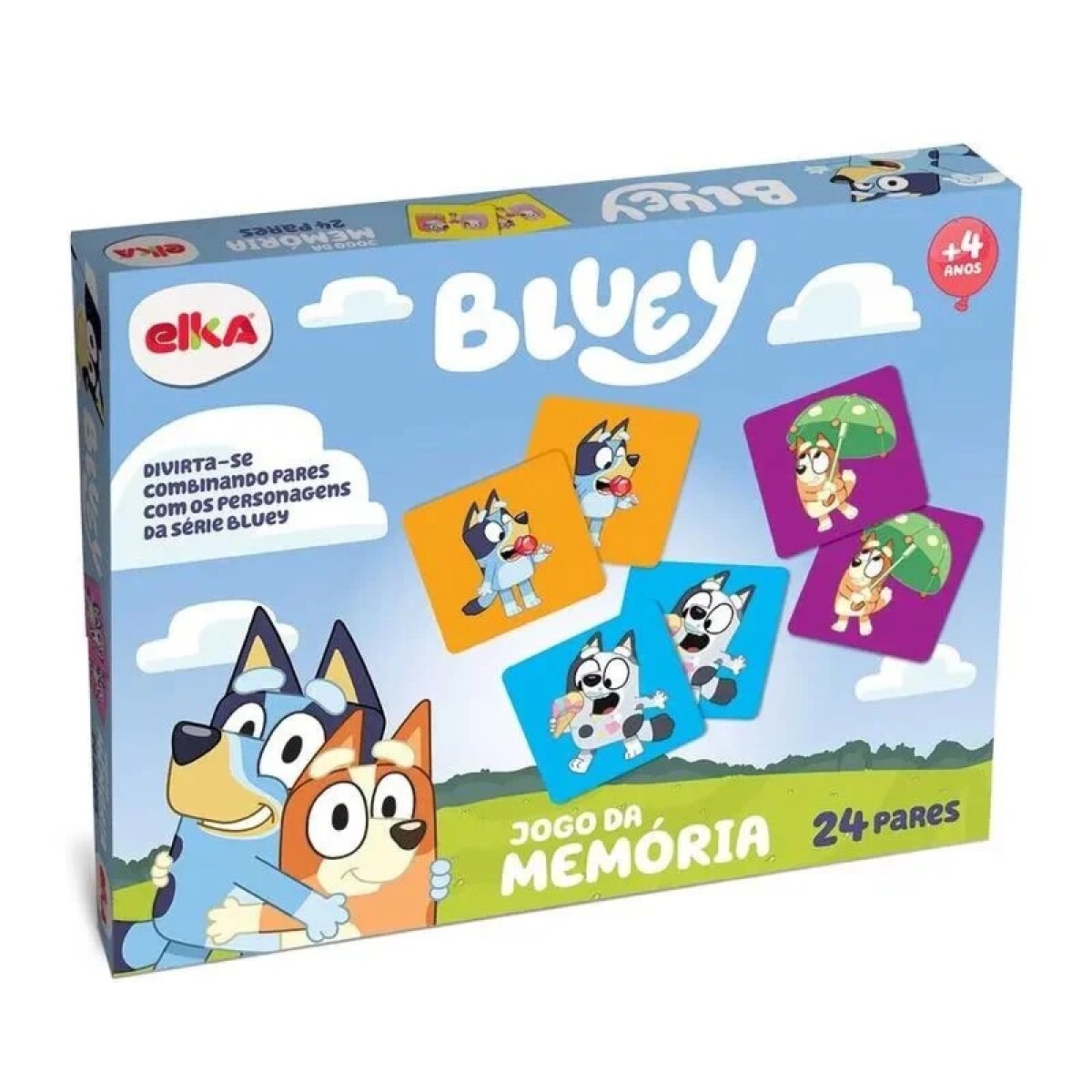 Juego de Memoria Bluey 24 Pares 