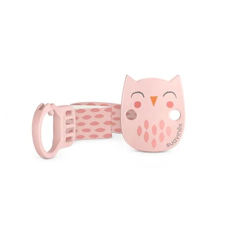 Set Bebé 0-6M Chupete Broche Portachupete Bonhomia Suavinex Rosa