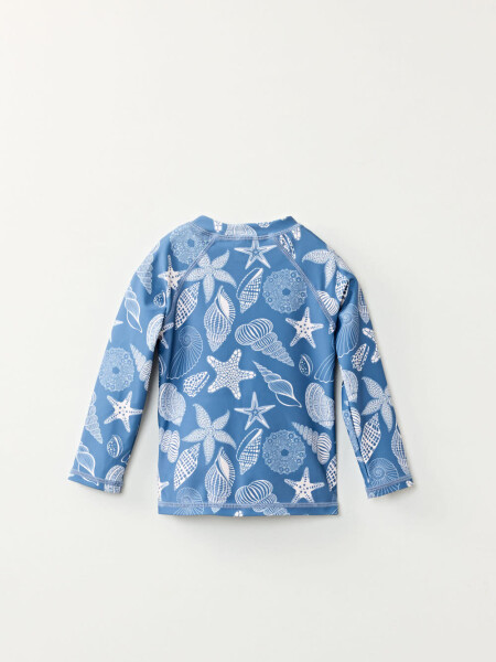 Remera uv Caracoles Azul