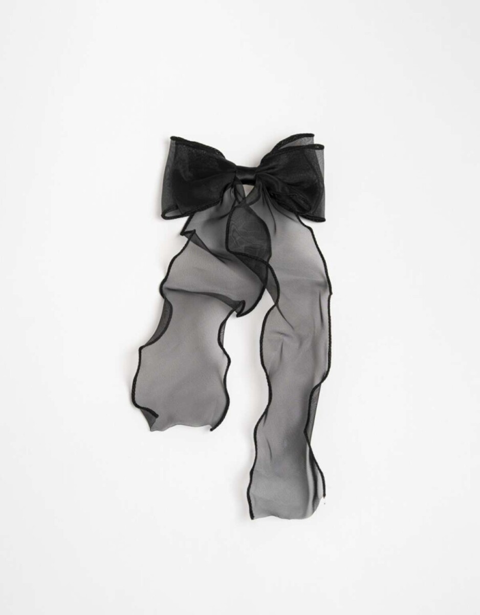 Hebillas Francesas Moño - Negro 