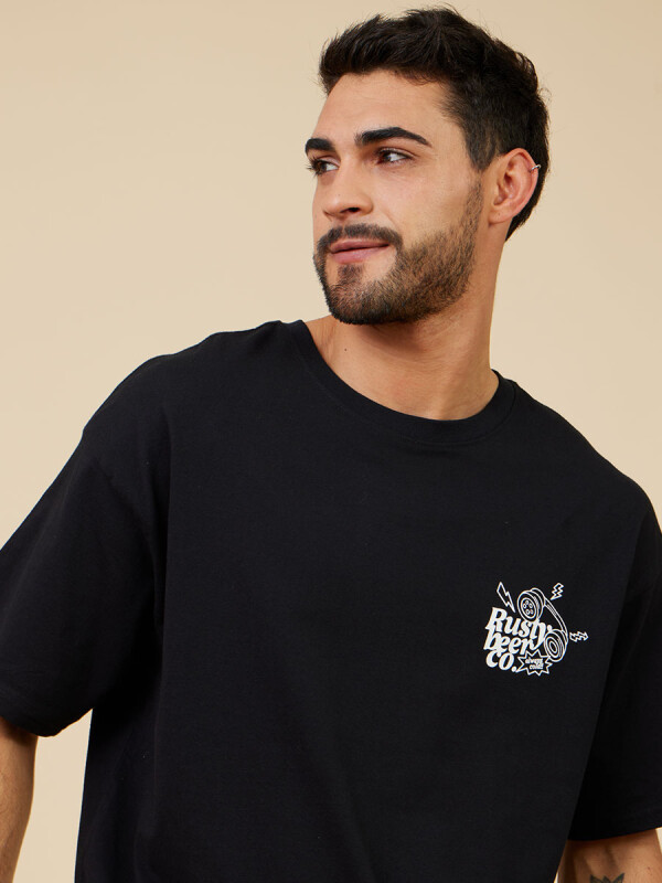 T-SHIRT JUCAR RUSTY Negro