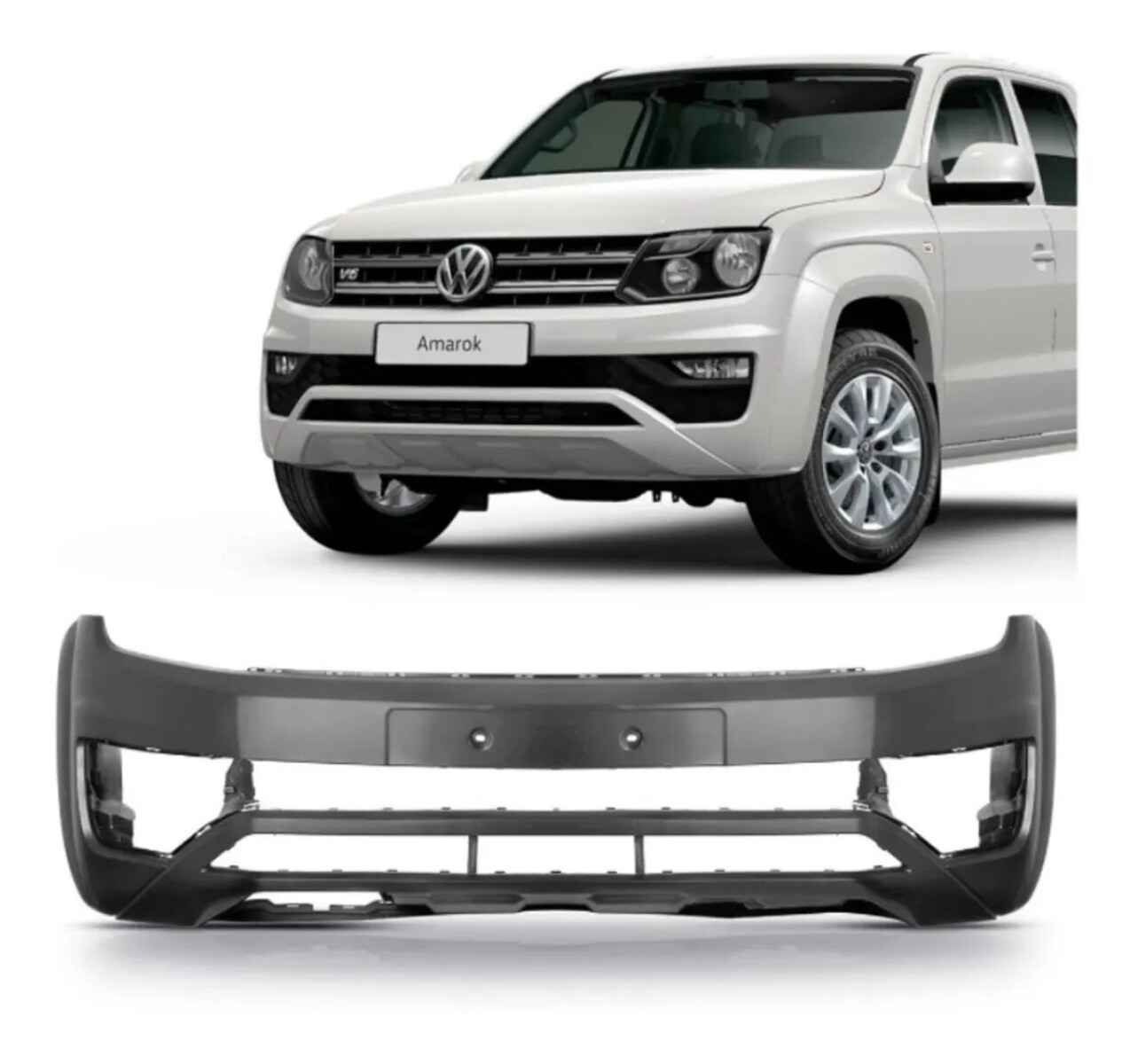 PARAGOLPE ADELANTERO AMAROK 18/… CON REJILLA CENTRAL 