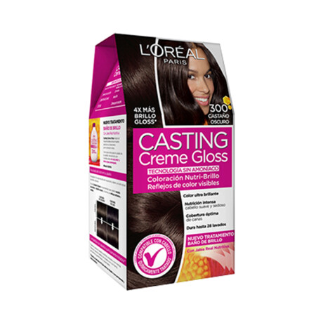 Tintura Para Cabello L'Oréal Paris Casting Creme Gloss Castaño Oscuro Tintura Para Cabello L'Oréal Paris Casting Creme Gloss Castaño Oscuro