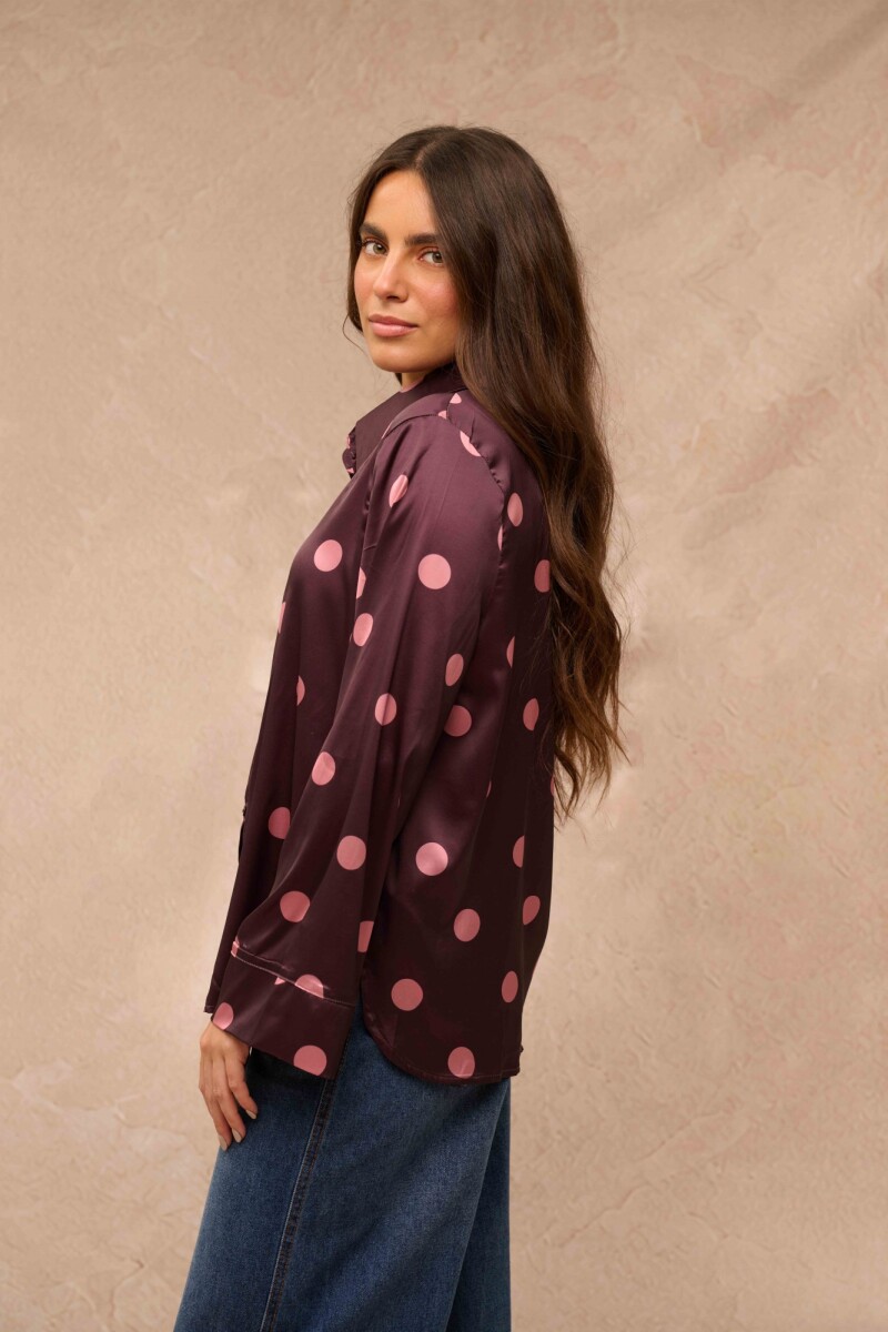 CAMISA AVA ESTAMPADO LUNARES CAMISA AVA ESTAMPADO LUNARES