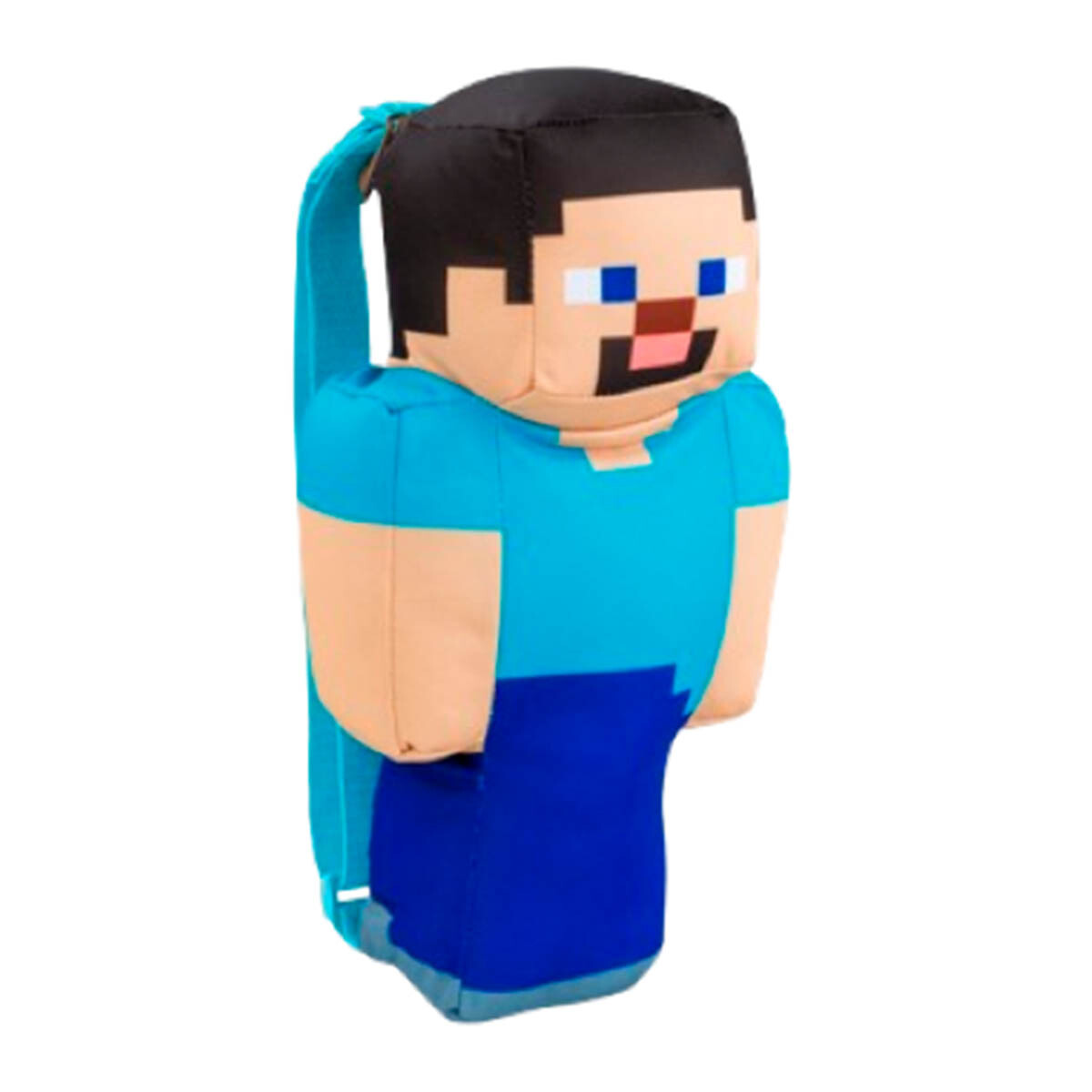 Mochila Minecraft Peluche Porta Objetos Personajes - Steve 