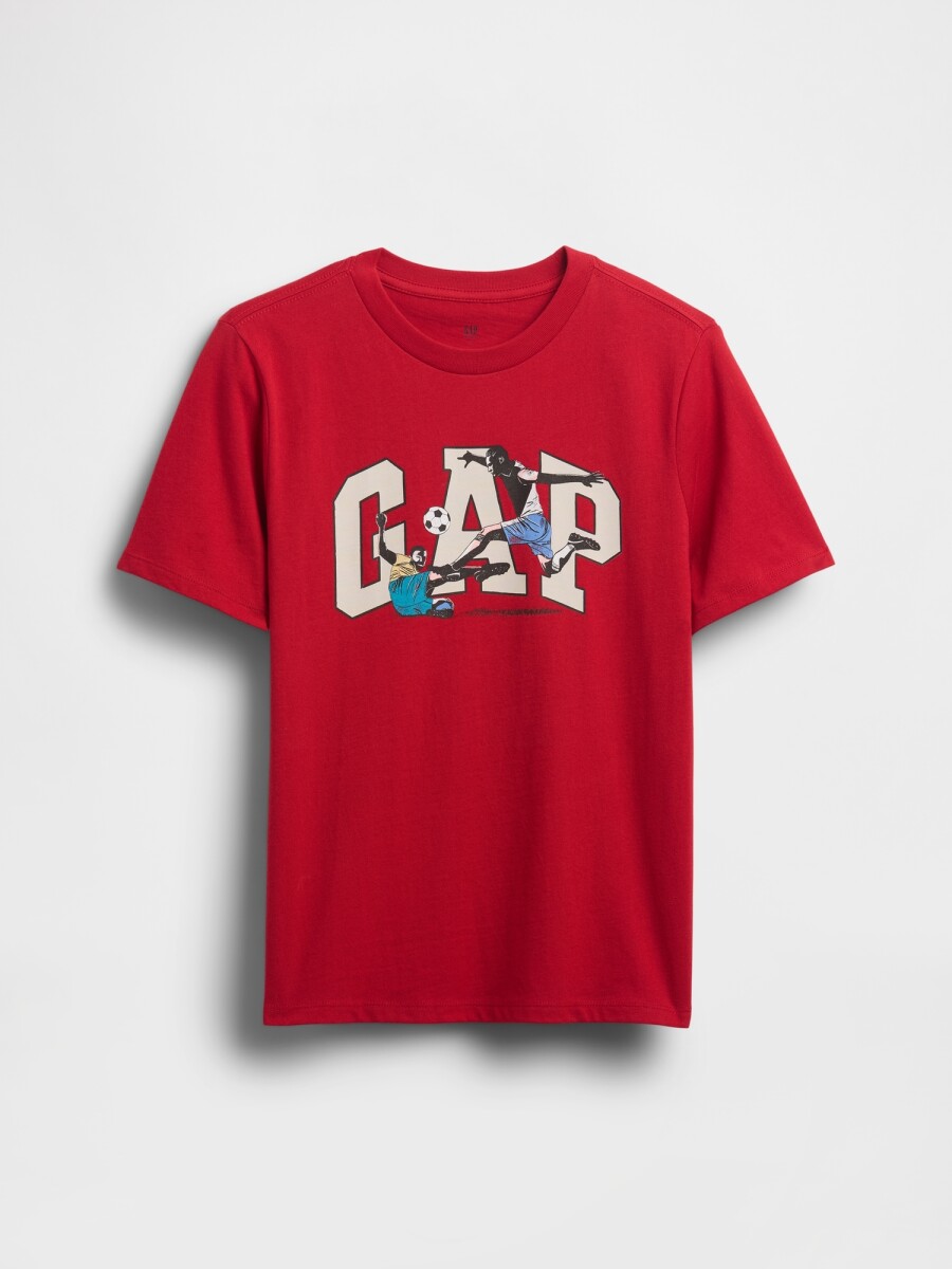 Remera Gráfico Niño - Modern Red 