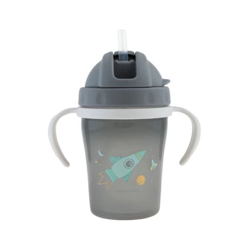 Vaso para bebés con sorbito y tapa Espacio