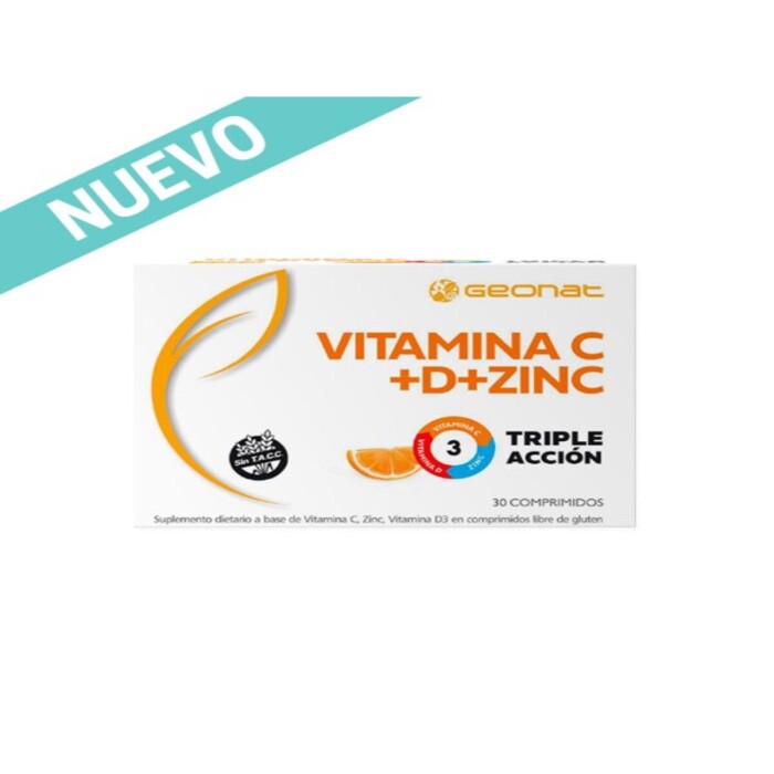 VITAMINA C TRIPLE ACCIÓN CJ X 30 COMP. única