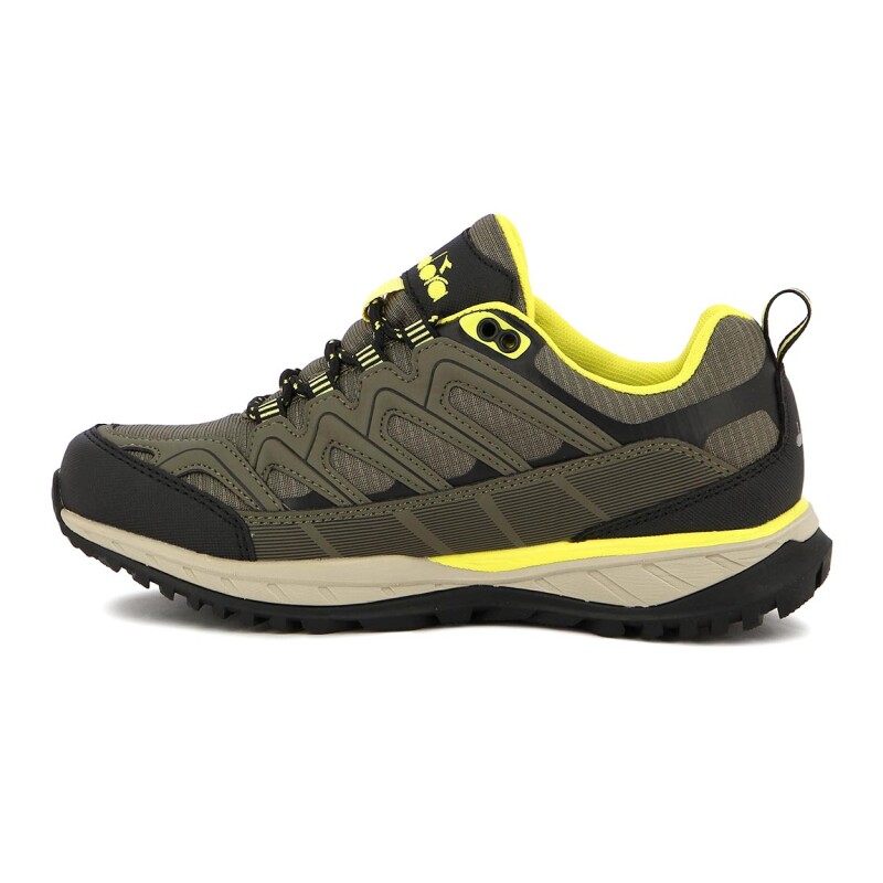 Championes Trekking Impermeables Diadora Unisex Verde-negro