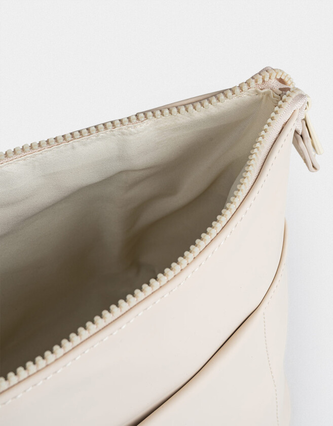 Porta Cosméticos Portacosméticos Cuerina - Blanco Crudo