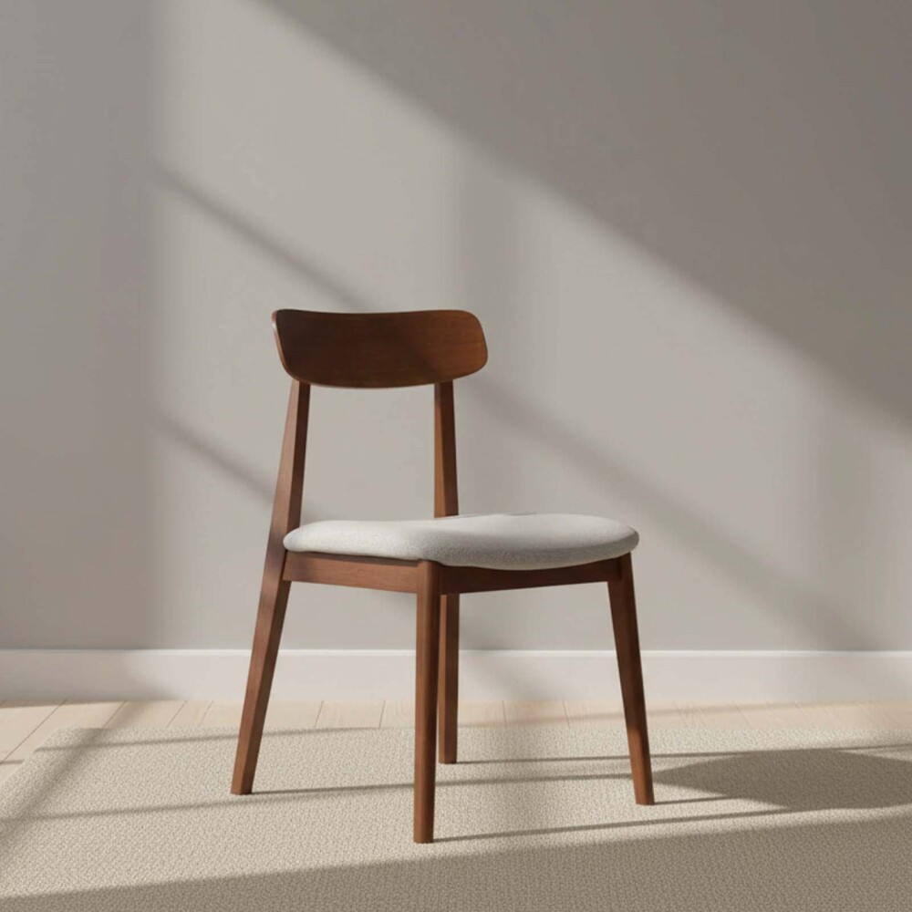 SILLA DE COMEDOR MADERA MARRON DANN