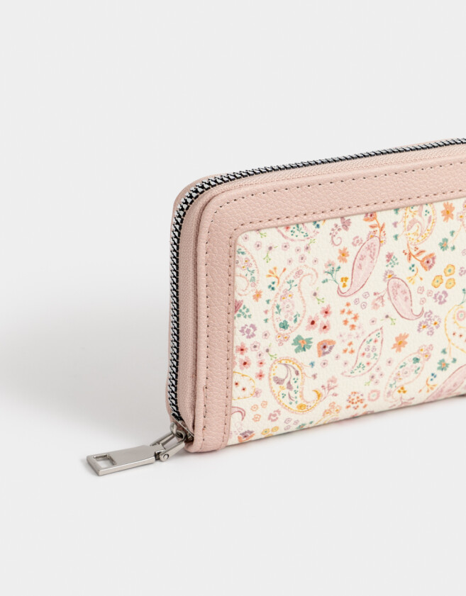 Billetera Romántico Billetera Estampada - Estampado Flores
