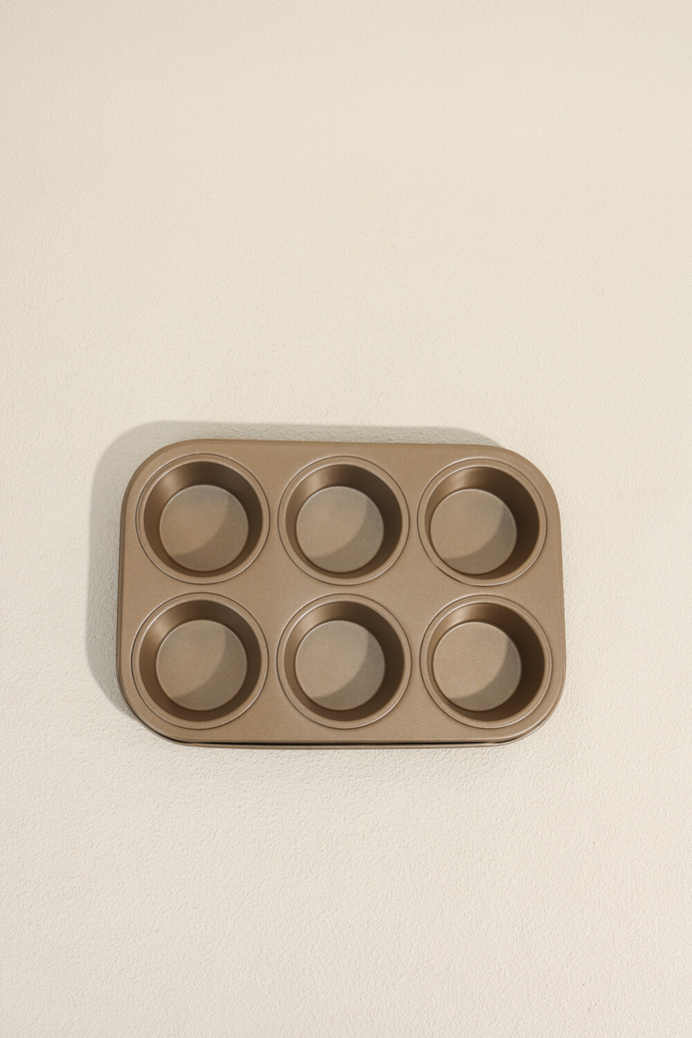 Horno Asadera Muffins 6 Moldes 8 Color Unico