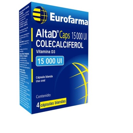 Altad D 15000 UI 4 Cápsulas Altad D 15000 UI 4 Cápsulas