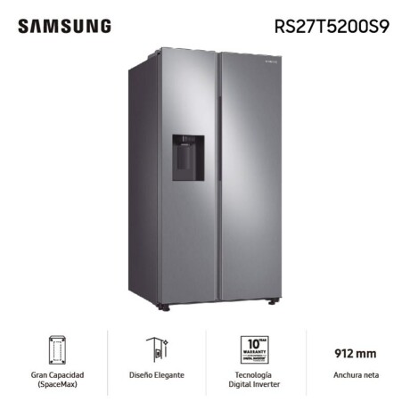 Heladera Samsung Side By Side RS27T5200S9 801L 001