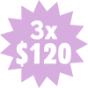 3x$120