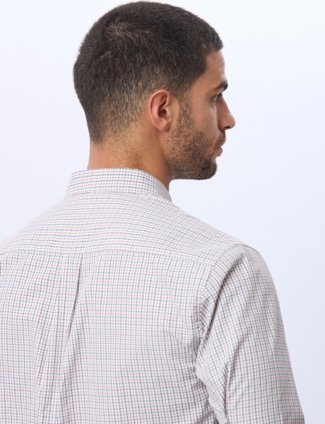 CAMISA SPORT A CUADROS Azul