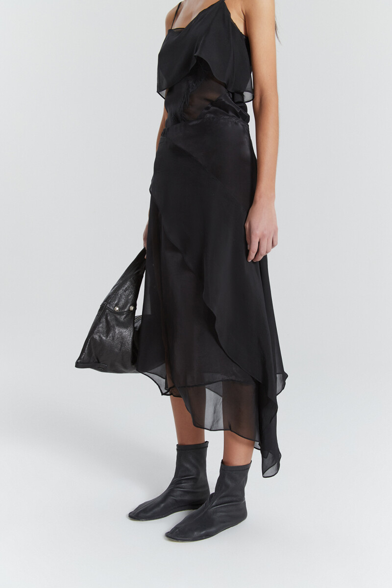 POLLERA COMO Negro