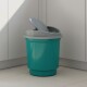 Basurero de plástico con tapa vaivén 20 lts COLORES SURTIDOS