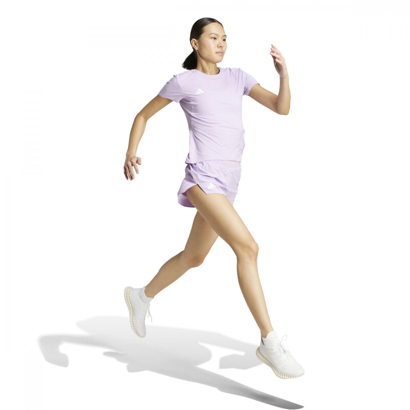 REMERA ADIDAS ADIZERO E TEE Mujer JM8336 Lila