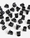 Broches Sets Acrilico Set De Mini Broches - Negro