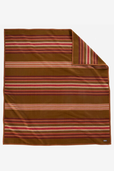 Shawl Jacquard Marron