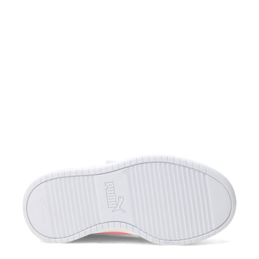 Championes de Niños Puma Rickie Ac Blanco - Salmón