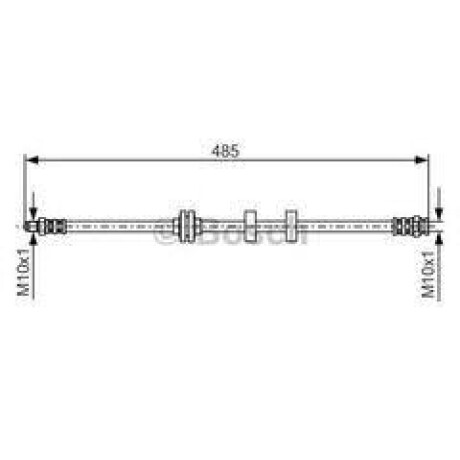 GOMAS DE FRENO FIAT FLEXIBLE FRENO DELANTERO PALIO - GOMAS DE FRENO FIAT FLEXIBLE FRENO DELANTERO PALIO -