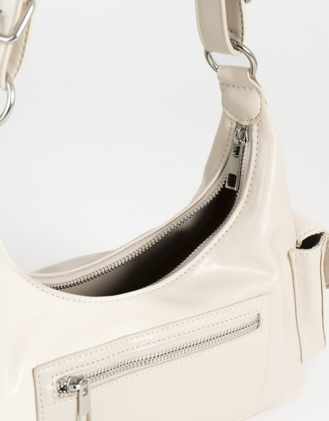 Bandoleras Bandolera Multipocket Crudo - Blanco Crudo