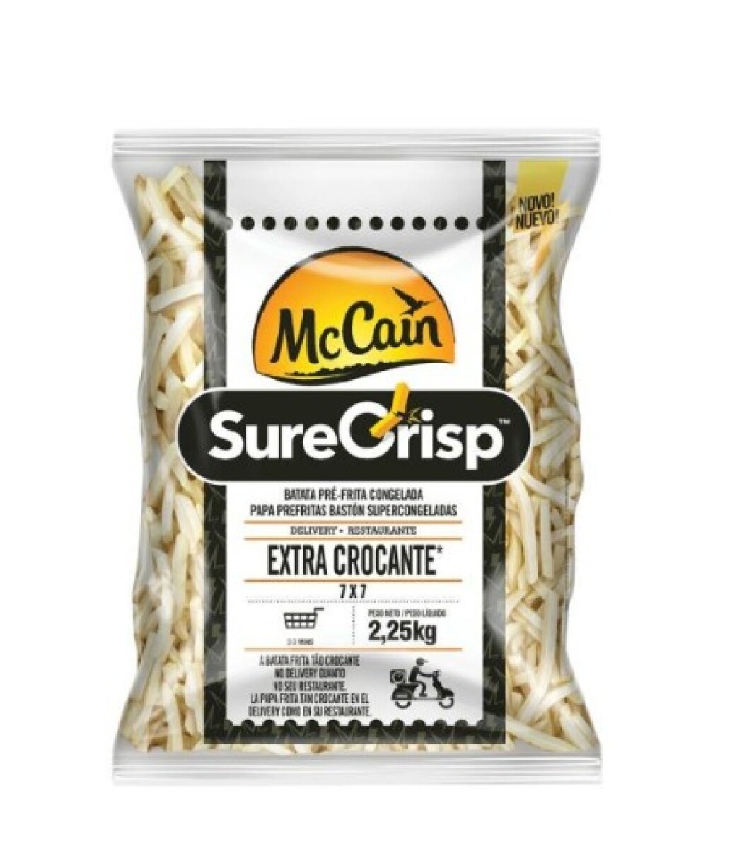 SURECRISP MCCAIN 2,25KG EXTRA CRISPY CROCANTE 