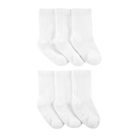 Pack de Medias Carters X6 Blancas BLANCO