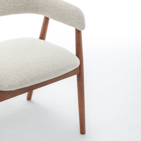 BUTACA DE COMEDOR MADERA NATURAL-BEIGE MARINA