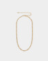 Collares Cortos Bañada en Oro Collar Corto De Cadena Bañado En Oro - Dorado