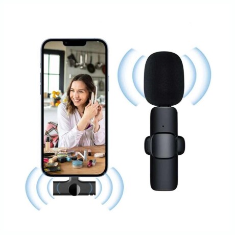 Micrófono Solapero Inalámbrico 2 En 1 Para Iphone Conector USB-C Micrófono Solapero Inalámbrico 2 En 1 Para Iphone Conector USB-C