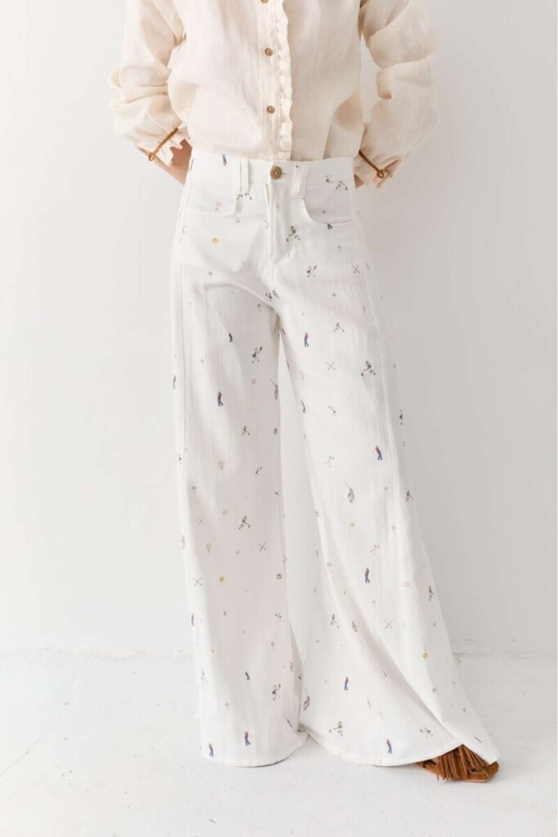 Pantalon Wide Xl Print Team - Print Team 