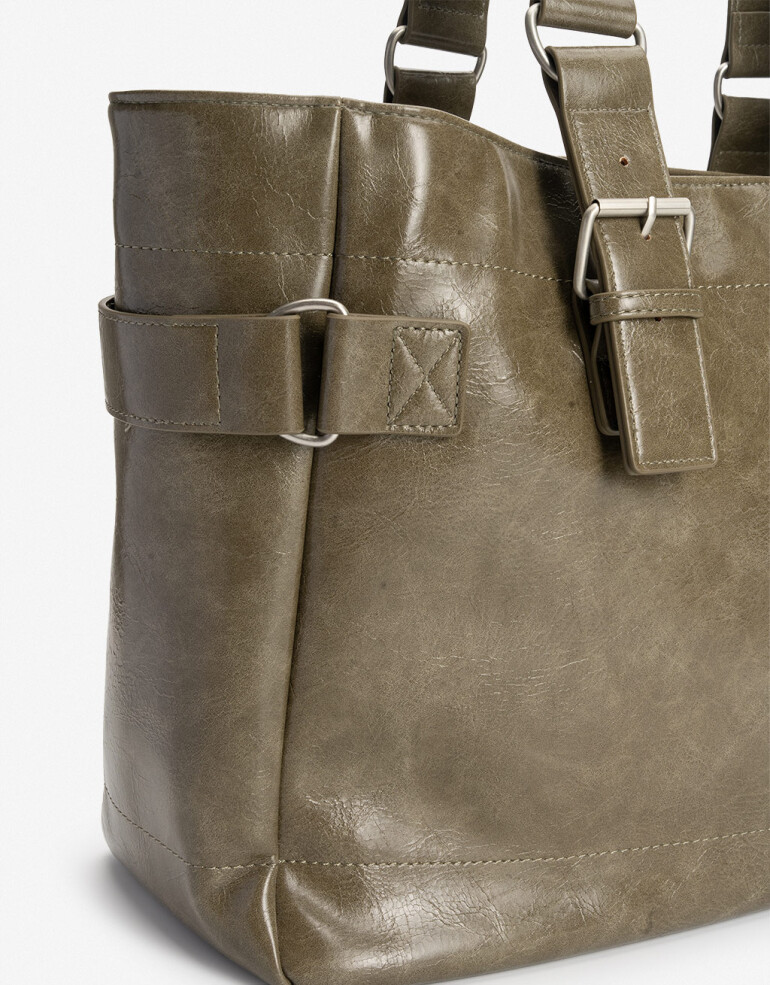 Shopper Cartera Formato Shopper - Verde Militar