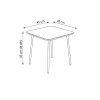 JGO JARDIN BEIGE COMB 3PZAS Unica