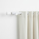 Barrote cortina de metal 2 m + 2 Soportes BLANCO