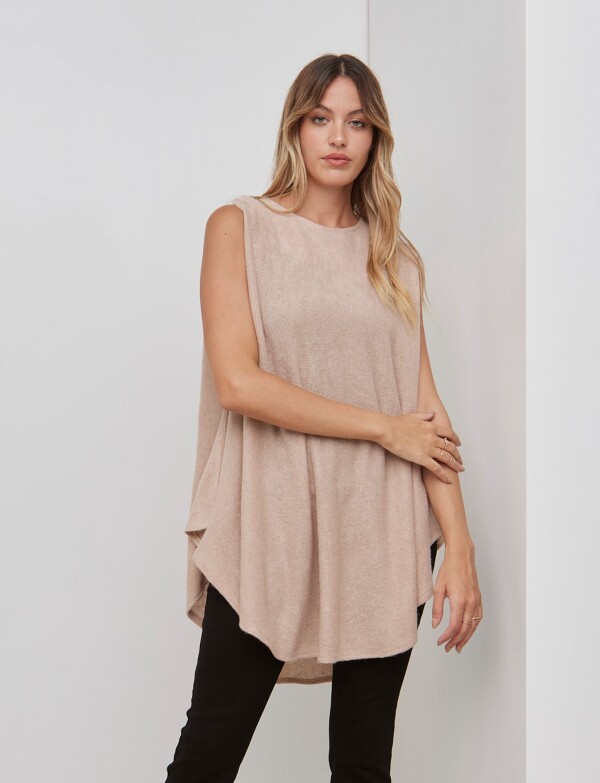 Poncho Solid BEIGE