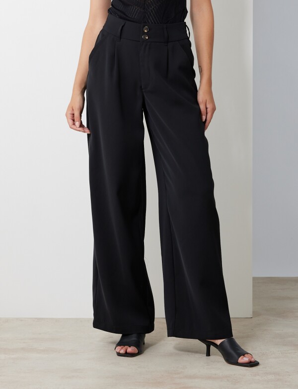 Pantalon Wide Leg NEGRO