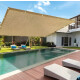 Malla Sombra Toldo Vela Cuadrada 2x4mts Exterior Jardín Beige