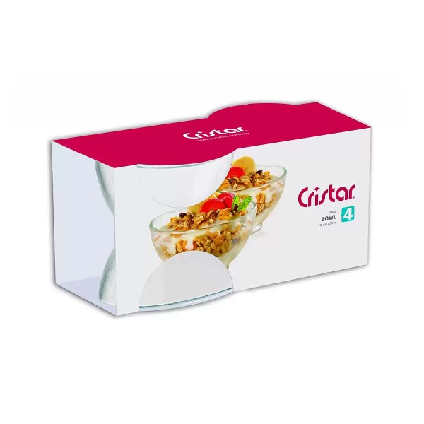 Set bowls 453 ml x4 CRISTAR Set bowls 453 ml x4 CRISTAR