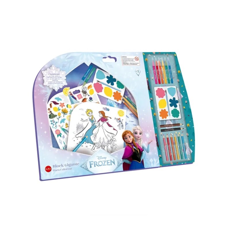 Block Gigante Frozen para Colorear – Davinci Kids BLOCK GIGANTE PARA COLOREAR FROZEN DAVINCI KIDS