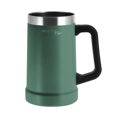 JARRA CERVEZA 700ML DOBLE PARED VERDE