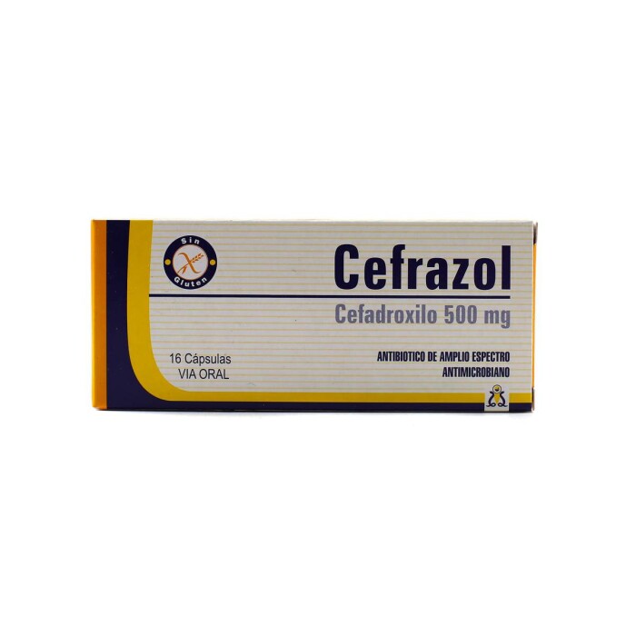 CEFRAZOL 500 MG. CJ X 16 CAPSULAS única