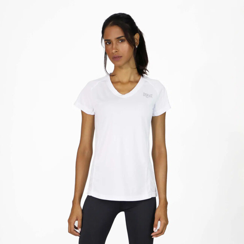 TSHIRT FEM POLY EVERLAST SEASONAL WT S WHITE