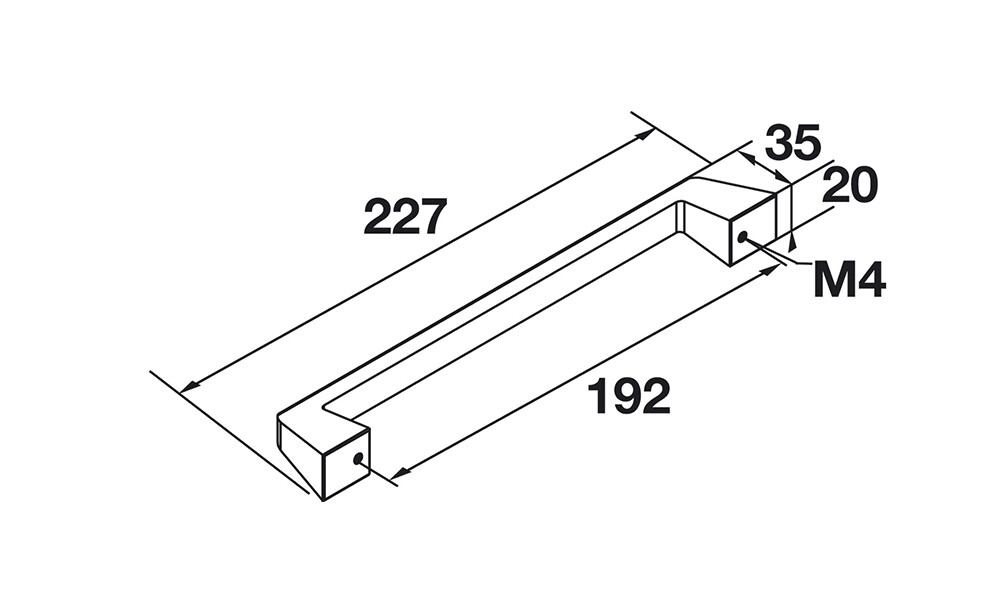 Tirador en forma de arco 106.69.66 227