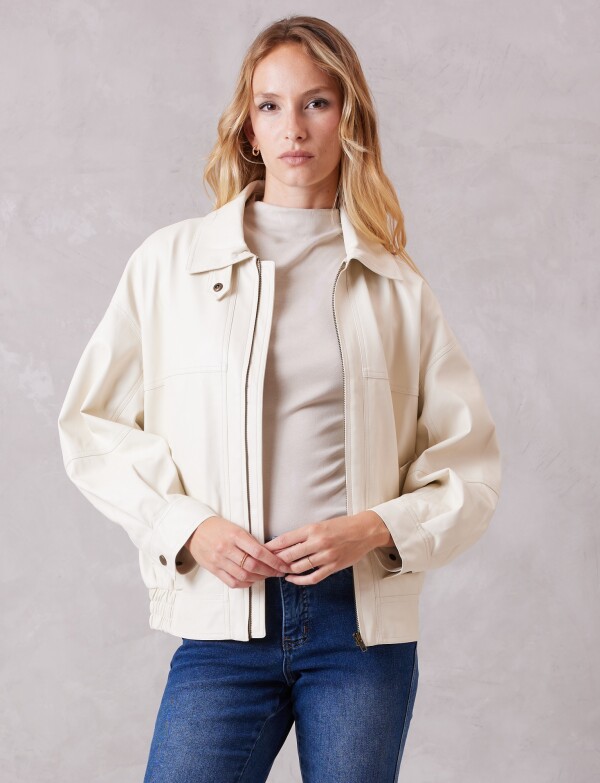 Camperita Bomber BEIGE CLARO