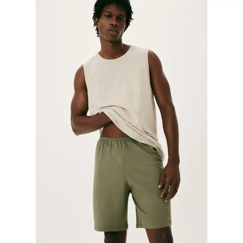 PIJAMA SM MASC MARROM MESCLA
