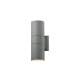 Lámpara Exterior Doble en Aluminio Lumax Modelo Stafford Gris